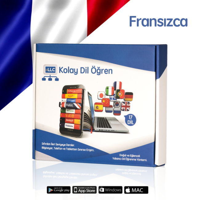eLLC Fransızca Eğitim Seti Sertifikalı