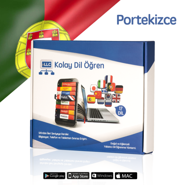 eLLC Portekizce Eğitim Seti Sertifikalı