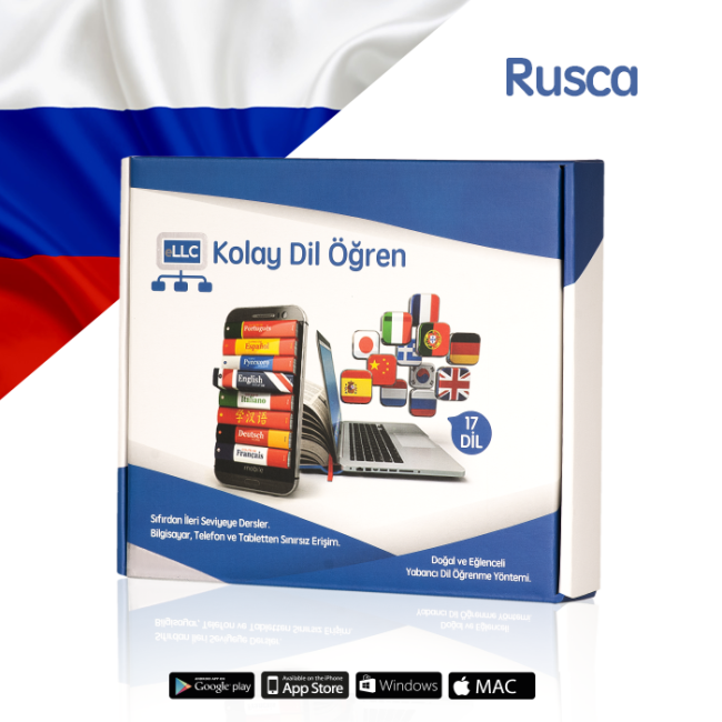 eLLC Rusça Eğitim Seti Sertifikalı